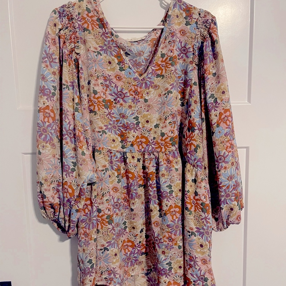 Women’s Floral Blouse 1X